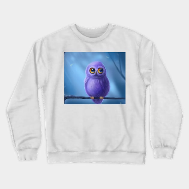 Night owl Crewneck Sweatshirt by daghlashassan